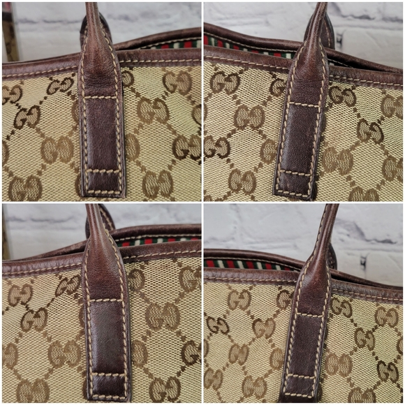 GUCCI Neutrals New Britt Canvas Tote - Picture 11 of 16